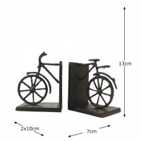 Elur Iron Book Ends Bicycle 13cm