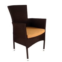 Byron Manor Monterey Dining Table with 4 Stockholm Brown Chairs