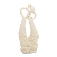 Solstice Sculptures Just Married 65cm in Ivory Effect
