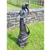 Solstice Sculptures Caring Embrace 81cm in Ebony Effect