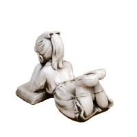 Solstice Sculptures Ellen 34cm in Antique Stone Effect