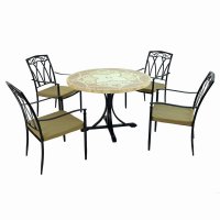 PROVENCE Dining Table with 4 ASCOT Chairs Set