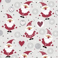 Paper + Design Christmas Napkins 33cm (Pack of 12) - Funny Santa's