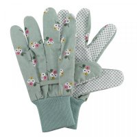 Briers Posies Cotton Grips Gloves Triple Pack Medium/8