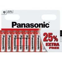 AA Zinc Batteries Pack of 10 - Panasonic Brand