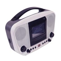 Mr Entertainer Portable CDG Bluetooth Karaoke Player with built in 3.5" monitor, Double CDG Hits Discs - (KAR122D)