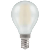 Crompton 5w LED Round Filament Pearl Dimmable 2700K  SES-E14 - (7284)