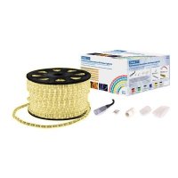 Eagle Static LED Rope Light Kit With Wiring Accessories Kit 90m Warm White - (G600BF)