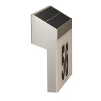 Luxform Cornwall LED Solar Wall Light House Number with Standby PIR - (LF0160)