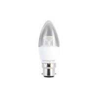 INTEGRAL CANDLE BULB B22 470LM 5.6W 2700K DIMMABLE 240 BEAM CLEAR (ILCANDB22DC030)
