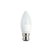 INTEGRAL CANDLE BULB B22 510LM 6.2W 5000K DIMMABLE 240 BEAM FROSTED (ILCANDB22DF027)