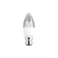 INTEGRAL CANDLE BULB B22 500LM 5.6W 5000K DIMMABLE 240 BEAM CLEAR (ILCANDB22DF031)