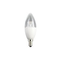 INTEGRAL CANDLE BULB E14 480LM 6.2W 5000K DIMMABLE 240 BEAM CLEAR (ILCANDE14DF029)