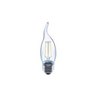 INTEGRAL OMNI FILAMENT CANDLE BULB FLAME TIP E27 230LM 2W 2700K NON-DIMM 300 BEAM CLEAR FULL GLASS (ILCANDE27N044)