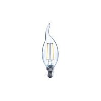 INTEGRAL OMNI FILAMENT CANDLE BULB FLAME TIP E14 250LM 2W 2700K NON-DIMM 300 BEAM CLEAR FULL GLASS (ILCANDE14N046)