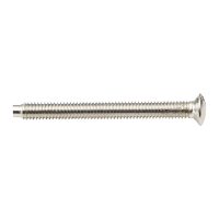 Knightsbridge M3.5 x 35mm raised head countersunk electrical socket screw - Nickel plated 100pcs - (CSCREW35)