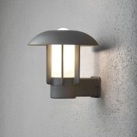 Konstsmide Heimdal Aluminium Wall Light Grey - (401-312)