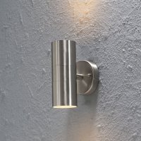 Konstsmide Modena 2 Light Exterior Wall Fitting in Stainless Steel (7571-000)