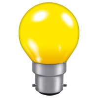 Kosnic 1w LED Yellow Golfball BC - (KLED01GLF/B22-YL)