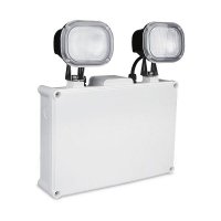 Kosnic Orda Surface Mounted 7W LED IP65 Non-Maintained Twin-Spot Emergency Lighting KEML07TS1