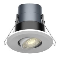 Kosnic 6W LED Dimmable Mauna Plus Fire Rated Tilt Downlight White - KFDL06DTW/SCT-WHT