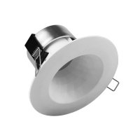 Kosnic 8W Faceta Switchable LED Downlight with Emergency Option - KCDLLS08FR65/SCT-WHT