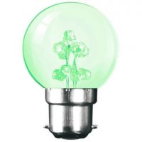Kosnic Startree 1w LED Golfball BC Green - KSTR01GLF/B22-Green