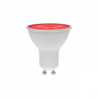 Pro-lite 7W GU10 240V RED DIMMABLE - (GU10/LED/7W/RED/DIM)