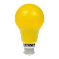 Pro-lite GLS LED 6W BC 240V YELLOW DIMMABLE - (GLS/LED/6W/BC/YELLOW/D)
