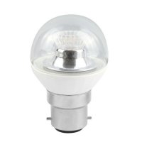Bell 4w 45mm Dimmable LED Round Ball BC Clear 4000k (05147)