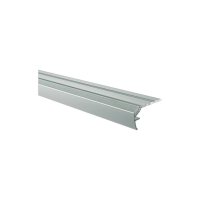 Collingwood Silver Anodised Aluminium Extrusion 2m (STAIR PROFILE SIL 2M)