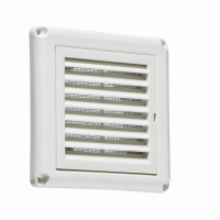 Knightsbridge 100MM/4" Extractor Fan Grille with Fly Screen - White (EX009W)