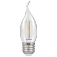 Crompton 5w LED Bent-Tip Candle Filament Clear Dimmable 2700K  ES-E27 - (12158)