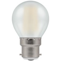 Crompton 5w LED Round Filament Pearl Dimmable 2700K  BC-B22d - (7253)