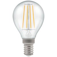 Crompton LED Round Filament Clear Non-Dimmable  6.5W  2700K  SES-E14 - (12813)
