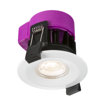 Knightsbridge 230V IP65 6W Fire-rated LED Dimmable Downlight 3000K - 	(RW6WW)