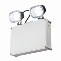 Knightsbridge 230V IP65 2 x 3W LED Twin Emergency Spotlight (EMTWINIP)