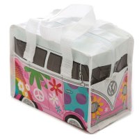 Puckator Recycled Plastic Bottle RPET Reusable Cool Bag Lunch Bag - Volkswagen VW T1 Camper Bus Summer Love