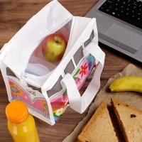 Puckator Recycled Plastic Bottle RPET Reusable Cool Bag Lunch Bag - Volkswagen VW T1 Camper Bus Summer Love