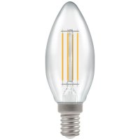 Crompton 5w LED Candle Filament Clear Dimmable 2700K SES-E14 - (7161)