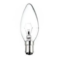 40w Incandescent Candle Bulb Clear SBC-B15