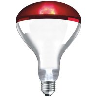 Crompton Infrared Reflector Ruby Hard Glass 250W 1500K ES-E27 (IR250HGRES)