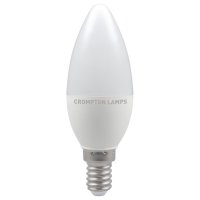 Crompton LED Candle Thermal Plastic  Dimmable  5.5W  6500K  SES-E14 (11489)
