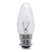 60w Incandescent Candle Bulb Clear BC-B22