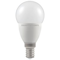 Crompton LED Round Thermal Plastic Dimmable 5.5W 4000K SES (13612)