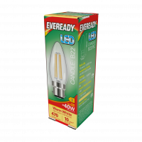 Eveready 4W LED Filament Candle BC 2700K (S15475)