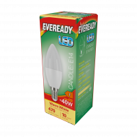 Eveready 4.9W LED Candle E14 3000K (S13616 )