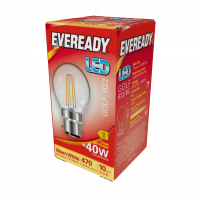 Eveready 4W LED Filament Ball BC 2700K (S15479)