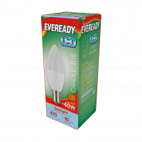 Eveready 4.9W LED Candle SBC Daylight 6500K (S13613)