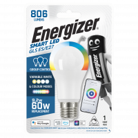 Energizer Smart GLS - 8.5W - Colour Changing - 806lm - ES - (S17162)